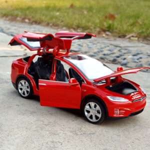 Kids Red Car toy Tesla Model