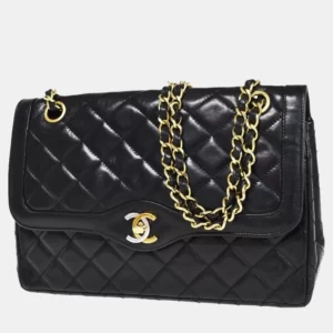 black-chanel-designer-bag