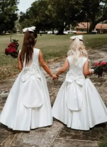 White Princess Girl Dress